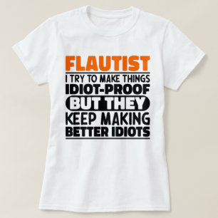 Camiseta Flutista Intento Hacer Que Las Cosas Funny Sean Fl