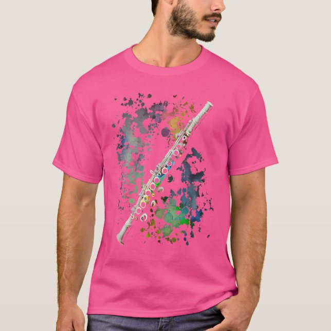 Camiseta Fluto transversal (Anverso)