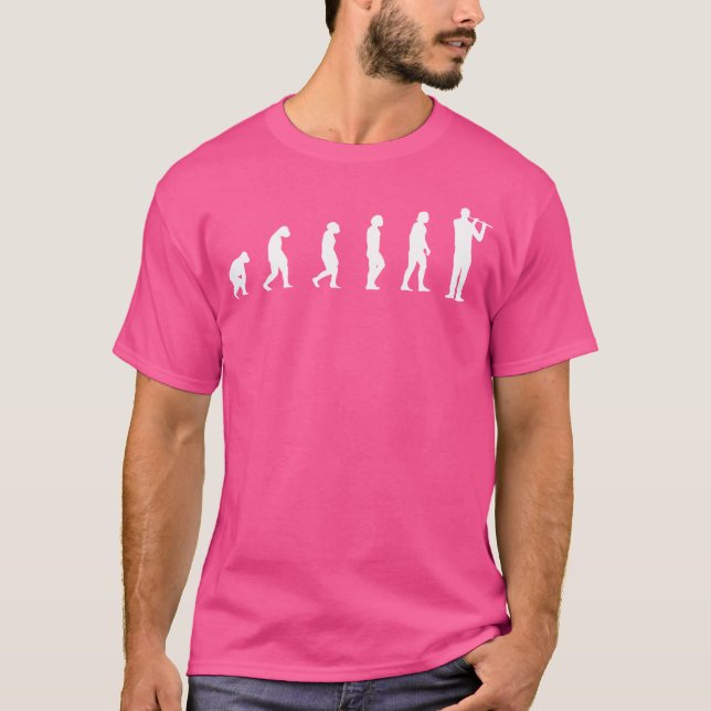 Camiseta Fluto transversal de evolución (Anverso)