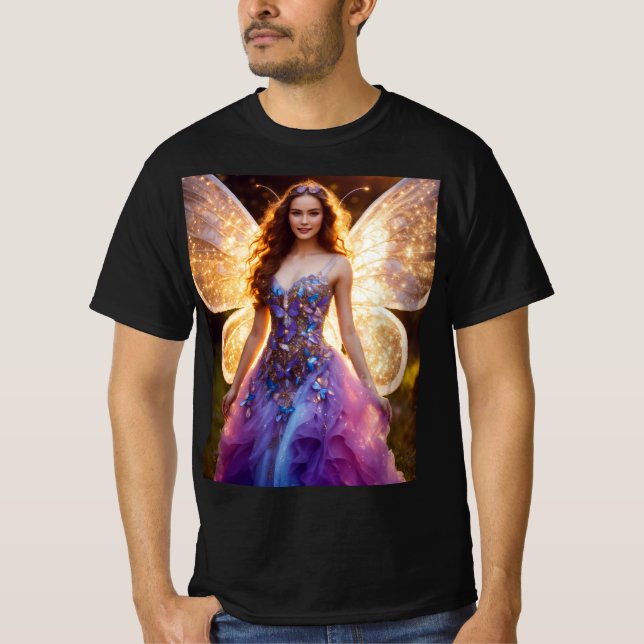 Camiseta "Flutter & Fly: Hermoso juego de diseño de maripos (Anverso)