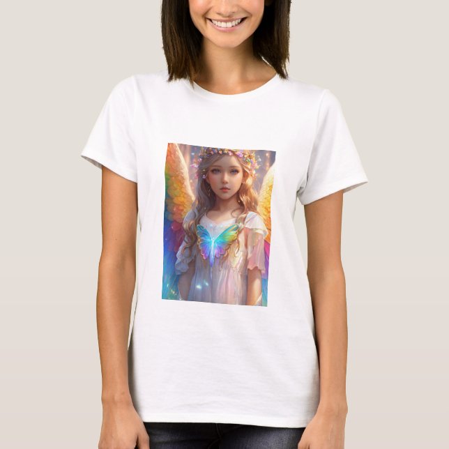Camiseta "Flutter in Style" o "Wings of Elegance" (Anverso)