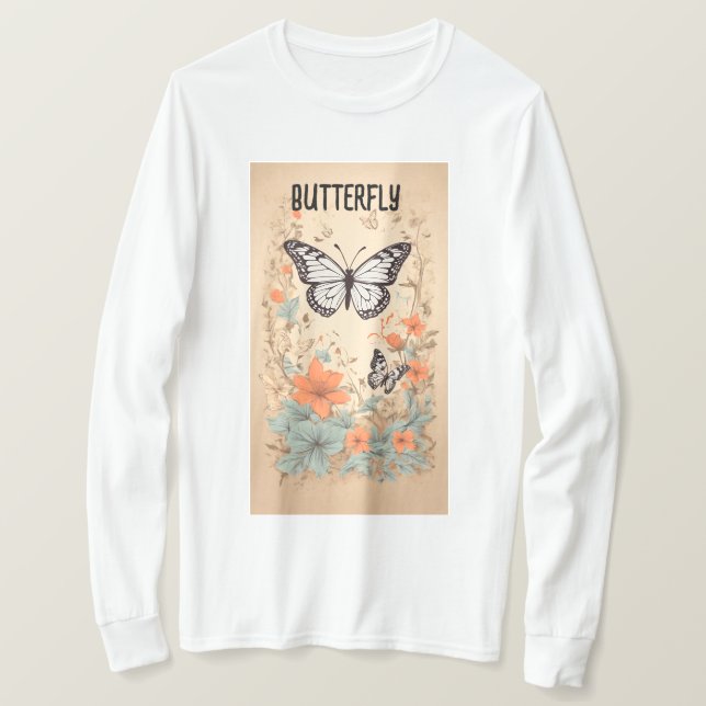 Camiseta Fluttering Whimsy: la colección de las colisiones  (Anverso del diseño)