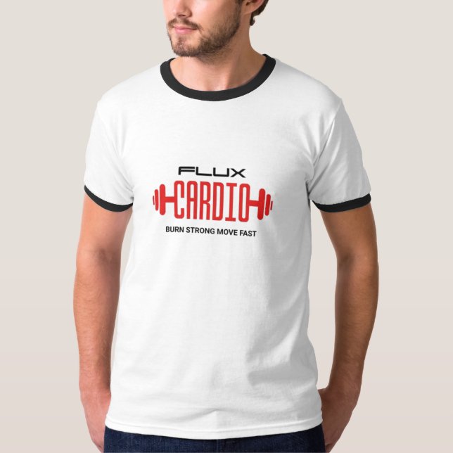 Camiseta Flux Cardio - Diseño de fitness de alta energía (Anverso)