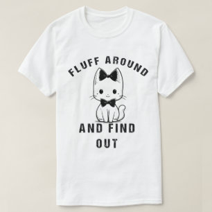 Camiseta Fluyen Y Descubren Humor Gracioso Para Gatos Adult