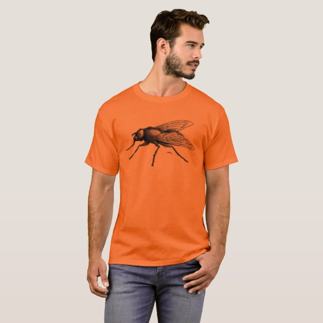 Camiseta Fly Buddy men orange T-shirt (Anverso completo)