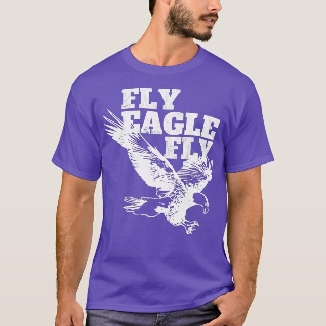 Camiseta Fly Eagle Fly Bird Gang Philadelphia (Anverso)