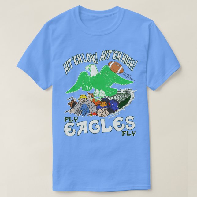 Camiseta Fly Eagles Fly (Diseño del anverso)
