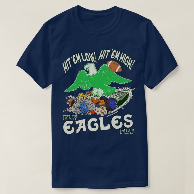 Camiseta Fly Eagles Fly (Diseño del anverso)