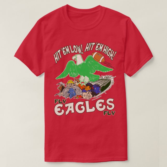Camiseta Fly Eagles Fly (Diseño del anverso)
