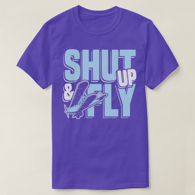 Camiseta Fly Plane Funny Saying para piloto y copilot (Diseño del anverso)