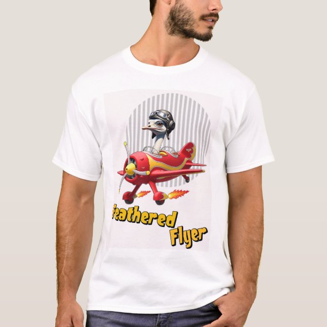 CAMISETA " FLYER FEATHERED " (Anverso)