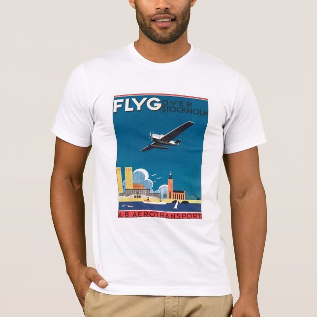 Camiseta FLYG Estocolmo Suecia (Anverso)