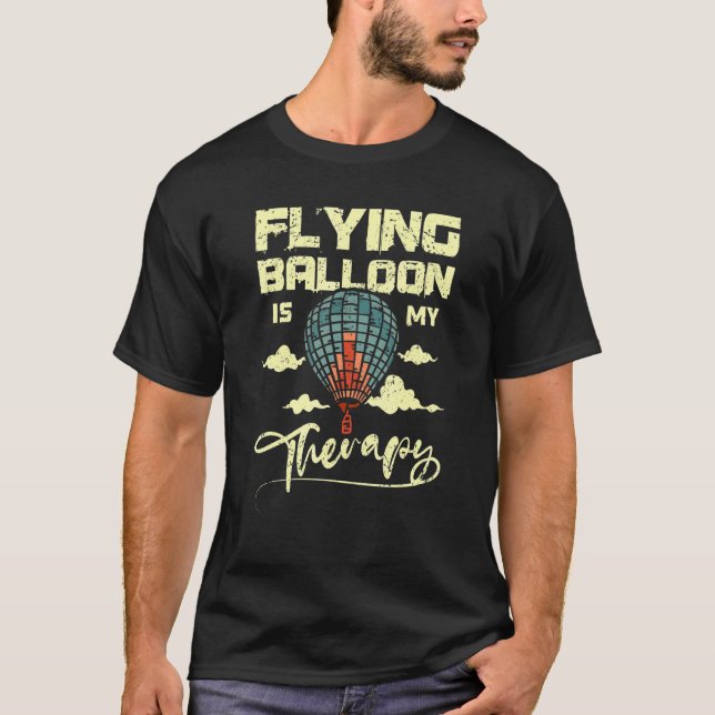 Camiseta Flying balloon is my therapy (Anverso)