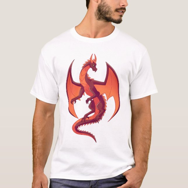 Camiseta Flying Fire Red Dragon (Anverso)