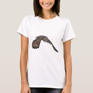 Camiseta Flying Great Gray Owl Raptor Wildlife Photo