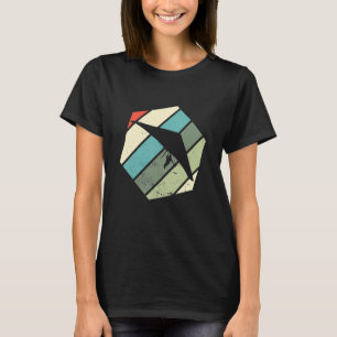 Camiseta Flying Hang Glider Soaring Hexa Retro Hang Glider