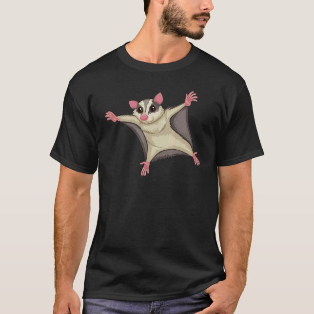 Camiseta Flying Kite Squirrel   Squirrels Animal   Graphic (Anverso)