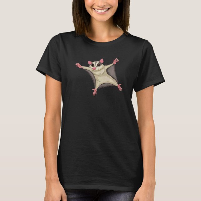 Camiseta Flying Kite Squirrel  Squirrels Animal  Graphic (Anverso)