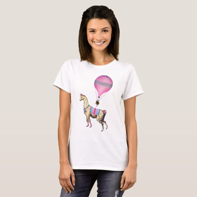 Camiseta Flying Llama Tee (Anverso completo)