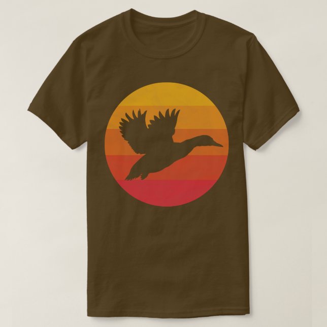 Camiseta Flying Mallard Duck (Diseño del anverso)