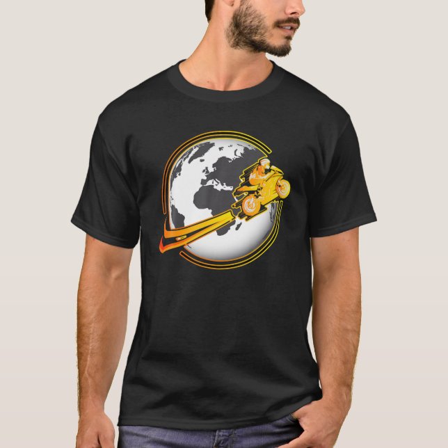 Camiseta Flying Moto GP Motorbike Super Bike Around The Wor (Anverso)