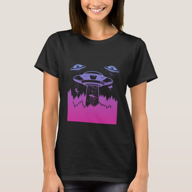 Camiseta Flying Saucer UFO  Astronauts are Aliens (Anverso)