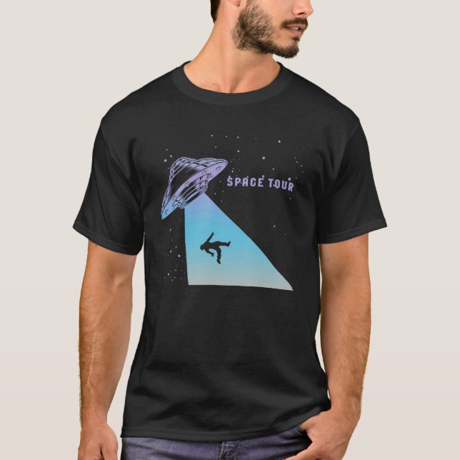 Camiseta Flying Saucer UFO Astronauts are Aliens 13 (Anverso)