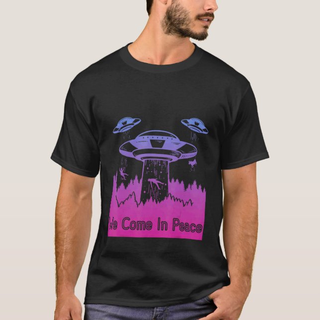 Camiseta Flying Saucer UFO Astronauts are Aliens 7 (Anverso)