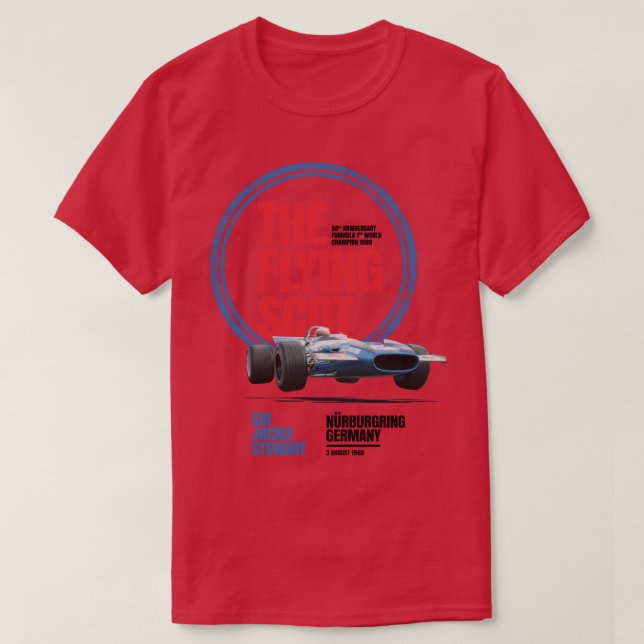 Camiseta Flying Scot Nurburgring 1969 (Diseño del anverso)