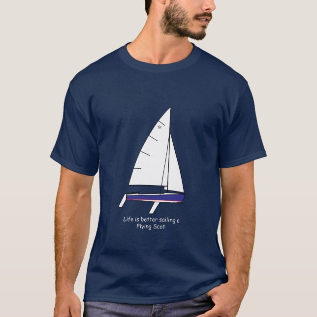 Camiseta Flying Scot Sailboat (Anverso)