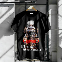 Camiseta Flying Scotsman – Steam Locomotive Illustration