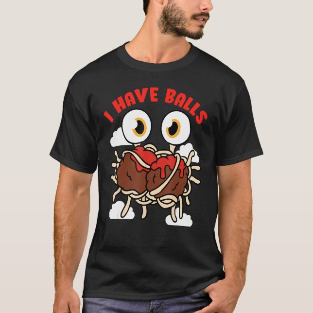 Camiseta Flying Spaghetti Monster FSM Pastafarian I Have Ba (Anverso)
