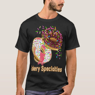 Camiseta Flying Sprinkels a través de Donuts hielo cumpleañ