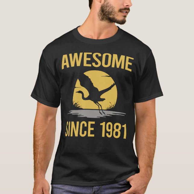 Camiseta FLying Stork - Impresionante desde 1981 (Anverso)