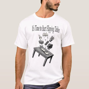 Camiseta Flying Tables Meme Rage Comic Funny Design