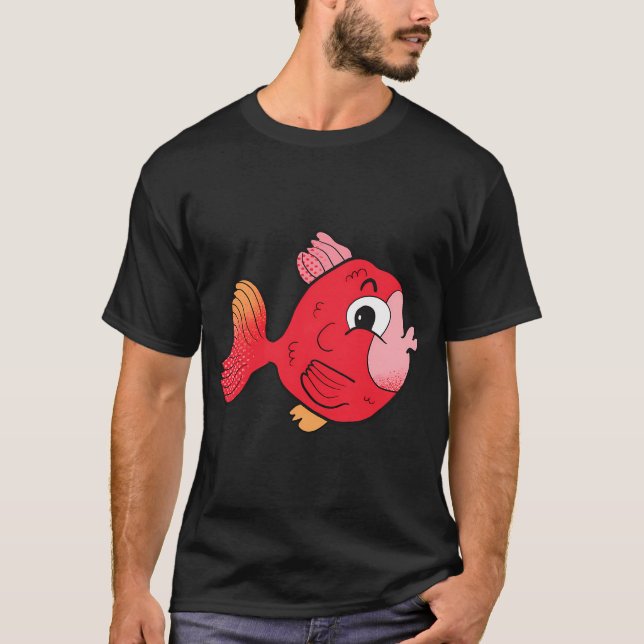 Camiseta Flynn el pez tropical (Anverso)