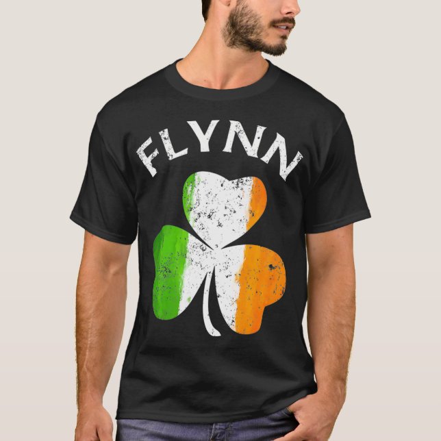 Camiseta Flynn Irish Family Name (Anverso)