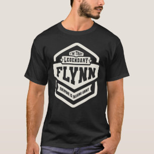 Camiseta Flynn nombre personalizado Flynn legendario