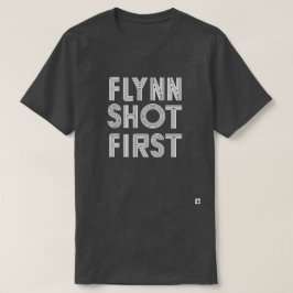 Camiseta Flynn tiró primero - blanco