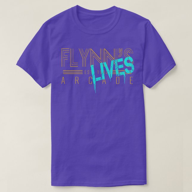 Camiseta Flynns Lives (Diseño del anverso)