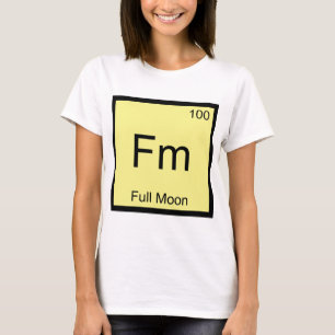 Camiseta Fm - Símbolo del Elemento de Química de L