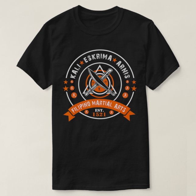 Camiseta FMA Kali arnis Eskrima Filipino martial arts  (Diseño del anverso)