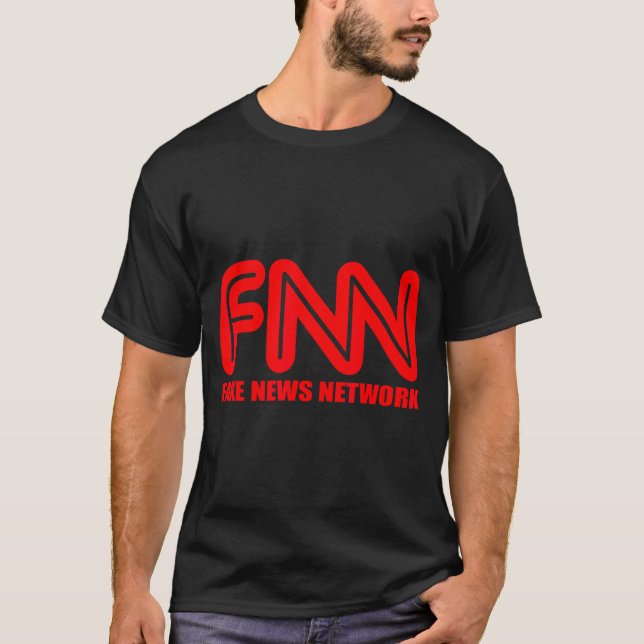 Camiseta Fnn Fake News Network Apparel Funny Christmas Gift (Anverso)