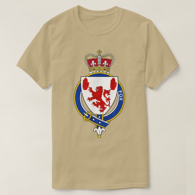 Camiseta Fo Coat Of Arms Escudo De Familia 1381 (Diseño del anverso)