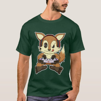 Camiseta Fo Con Controlador De Juegos I Divertido Gaming I 