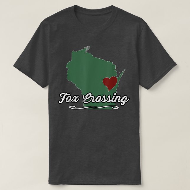 Camiseta Fo Crossing Wisconsinwi Usa City State Souvenir 18 (Diseño del anverso)