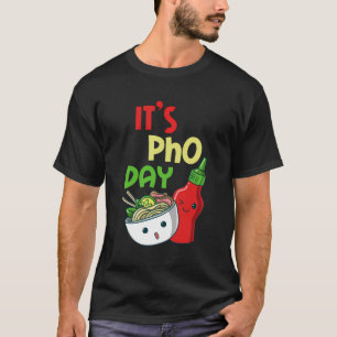 Camiseta Fo Day Rice Noodles Sopla de plato vietnamita Viet