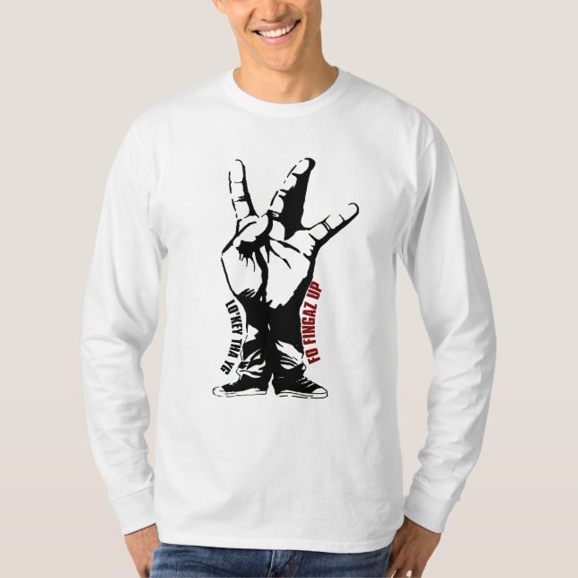 Camiseta ¡FO Fingaz para arriba! (Anverso)