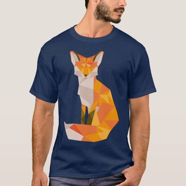 Camiseta Fo geométrico retro (Anverso)
