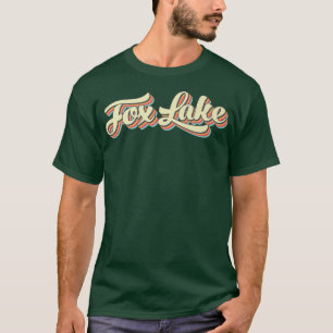 Camiseta Fo Lake T Retro Art Baseball Font Vintage Premium